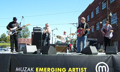 Sons of the Delta plus guests performing at the Biscuit