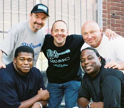 the guys outside Delta recording