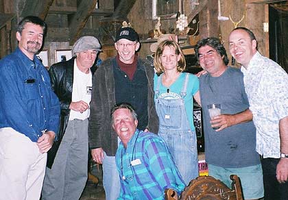 Standing left to right: Rick, Stan, Guy, Dixie, Bill, Mark. Kneeling: Jim