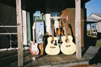 guitars on the porch